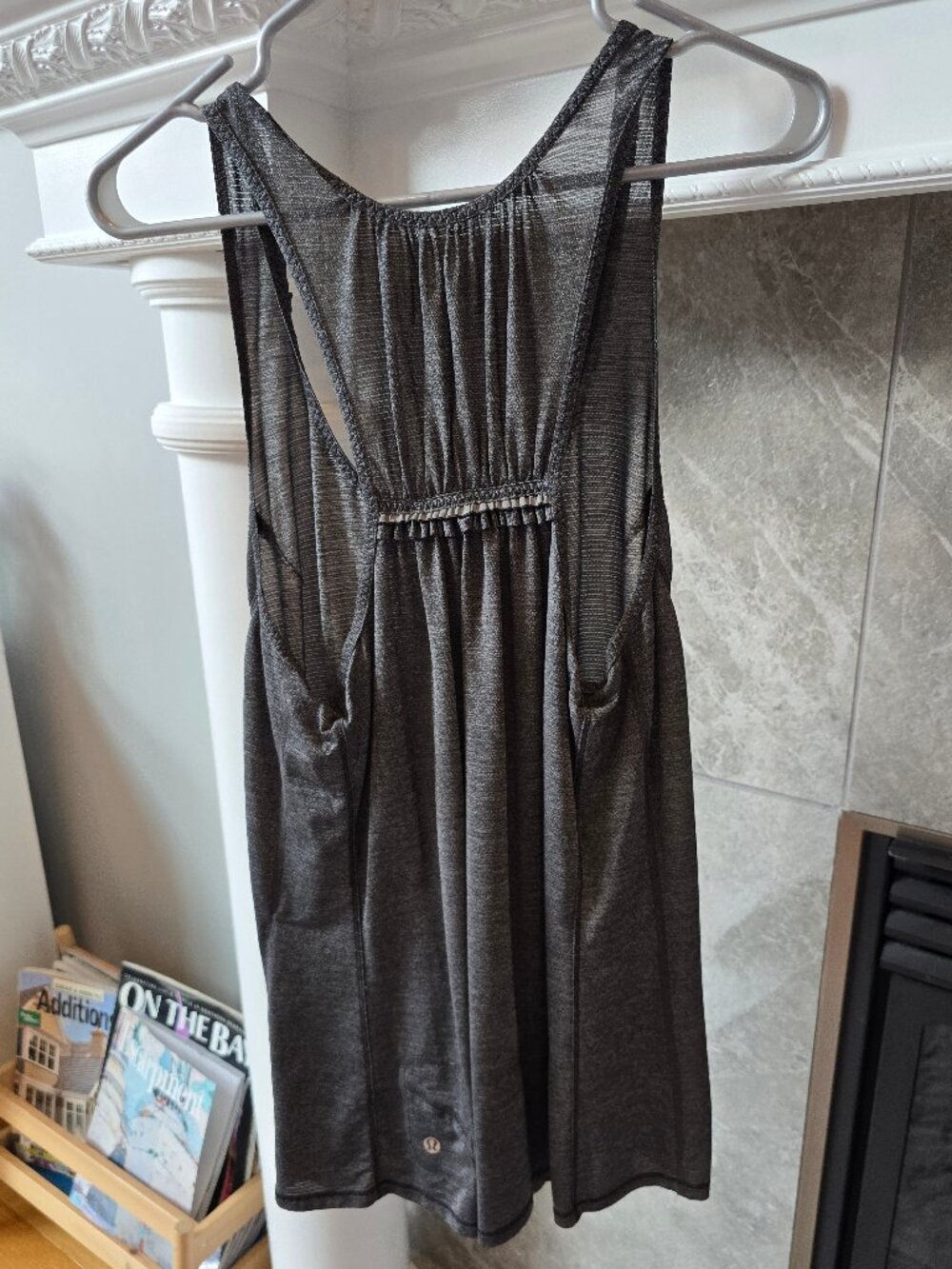 Lululemon athletica grey racerback size 12